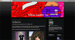 Desktop Screenshot of fashionandmilktea.blogspot.com