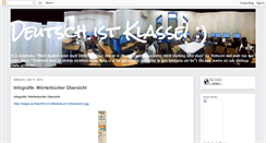 Desktop Screenshot of deutschistklasse.blogspot.com