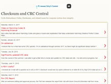 Tablet Screenshot of checksumcrc.blogspot.com