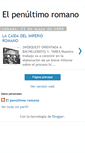 Mobile Screenshot of elpenultimoromano.blogspot.com