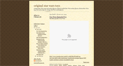 Desktop Screenshot of originalstarwarstoys.blogspot.com