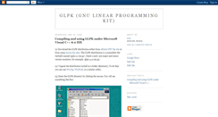 Desktop Screenshot of glpk.blogspot.com