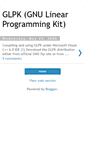 Mobile Screenshot of glpk.blogspot.com