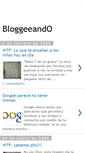 Mobile Screenshot of bloggeeando.blogspot.com