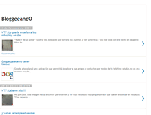 Tablet Screenshot of bloggeeando.blogspot.com