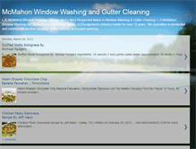 Tablet Screenshot of mcmahonwindowwashingandguttercleaning.blogspot.com