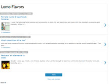 Tablet Screenshot of lomoflavors.blogspot.com