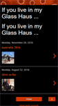 Mobile Screenshot of glass-haus-123.blogspot.com