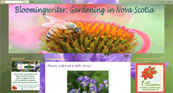 Desktop Screenshot of bloomingwriter.blogspot.com