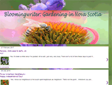 Tablet Screenshot of bloomingwriter.blogspot.com