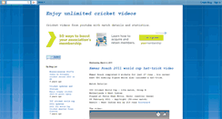 Desktop Screenshot of enjoy-cricket-videos.blogspot.com