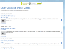 Tablet Screenshot of enjoy-cricket-videos.blogspot.com