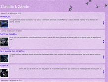 Tablet Screenshot of claudiaisabelzarate.blogspot.com