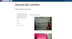 Desktop Screenshot of oaklandgirlclothing.blogspot.com