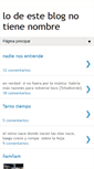Mobile Screenshot of lodeesteblognotienenombre.blogspot.com