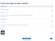 Tablet Screenshot of lodeesteblognotienenombre.blogspot.com