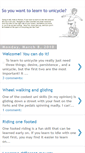 Mobile Screenshot of learntounicycle.blogspot.com