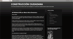 Desktop Screenshot of constciudadana.blogspot.com