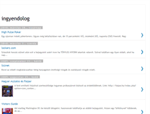 Tablet Screenshot of ingyendolog.blogspot.com