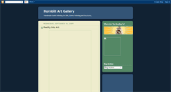 Desktop Screenshot of hornbillartgallery.blogspot.com