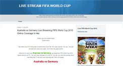 Desktop Screenshot of livestream-fifaworldcup.blogspot.com