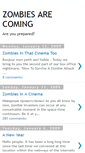 Mobile Screenshot of preparingforzombieinvasions.blogspot.com