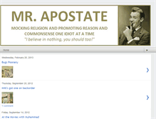 Tablet Screenshot of mrapostate.blogspot.com