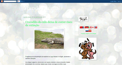 Desktop Screenshot of mundo-animal1.blogspot.com