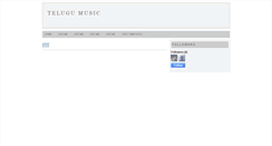 Desktop Screenshot of ezeetelugump3.blogspot.com