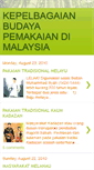 Mobile Screenshot of budayapakaiandimalaysia.blogspot.com