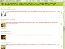 Tablet Screenshot of budayapakaiandimalaysia.blogspot.com
