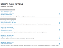 Tablet Screenshot of daltonsmusicreviews.blogspot.com