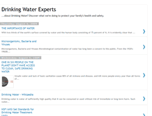 Tablet Screenshot of drinkingwaterexperts.blogspot.com