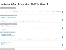 Tablet Screenshot of madonnaitalia.blogspot.com