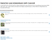 Tablet Screenshot of fikom-unpi.blogspot.com