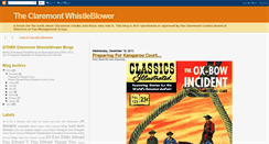Desktop Screenshot of claremontwhistleblower.blogspot.com