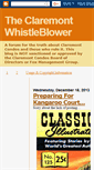 Mobile Screenshot of claremontwhistleblower.blogspot.com