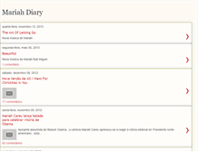 Tablet Screenshot of mariahdiary.blogspot.com