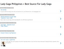 Tablet Screenshot of ladygagaph.blogspot.com