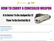 Tablet Screenshot of howtocarryaconcealedweapon.blogspot.com