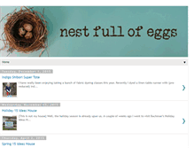 Tablet Screenshot of nestfullofeggs.blogspot.com