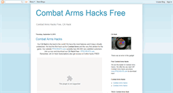 Desktop Screenshot of combatarmshacksfree.blogspot.com