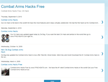 Tablet Screenshot of combatarmshacksfree.blogspot.com