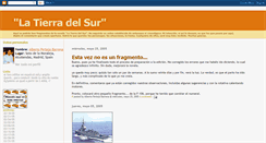 Desktop Screenshot of fragmentosdelatierradelsur.blogspot.com