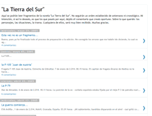 Tablet Screenshot of fragmentosdelatierradelsur.blogspot.com
