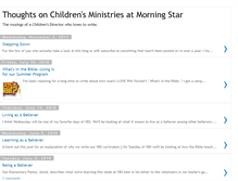 Tablet Screenshot of morningstarkids.blogspot.com