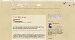 Desktop Screenshot of makingofmoments.blogspot.com