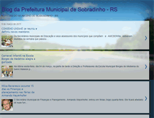 Tablet Screenshot of imprensasobradinho-rs.blogspot.com
