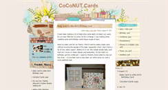 Desktop Screenshot of coconutcards.blogspot.com