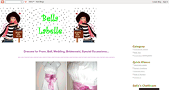 Desktop Screenshot of bella-labelle.blogspot.com